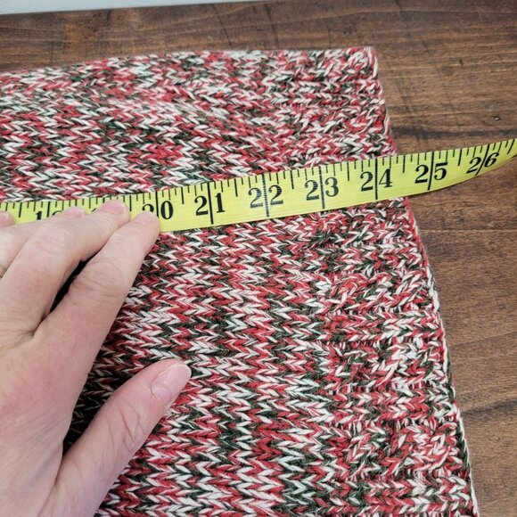 Vintage Eagle Eye Sweater Women's Large Holiday Christmas Embroidered Flag Knit - Picture 7 of 7